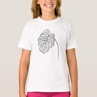 Camiseta Monstera Deliciosa Leaf