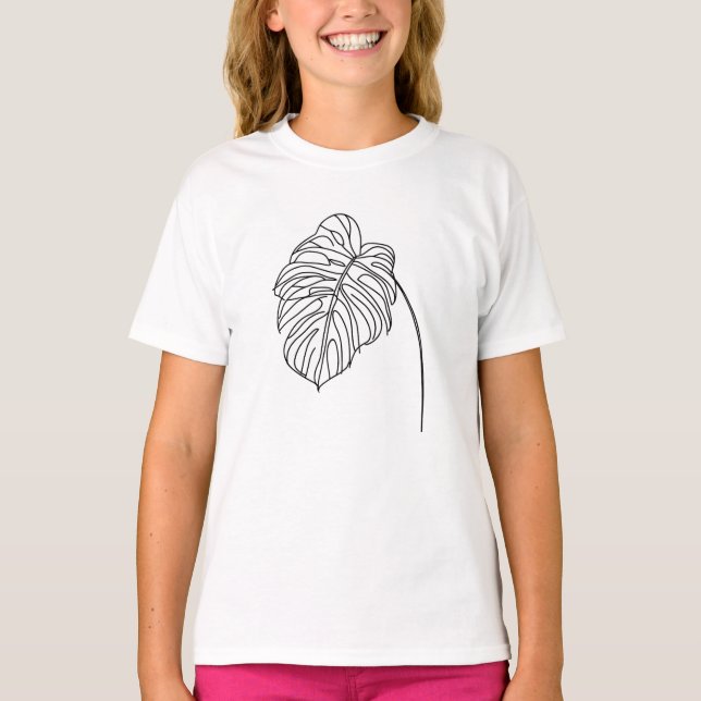 Camiseta Monstera Deliciosa Leaf (Frente)