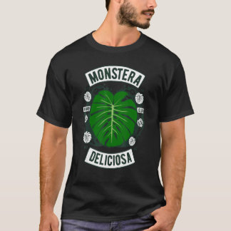 Camiseta Monstera Deliciosa Plnt Lvr Aroid Club Botanistia 