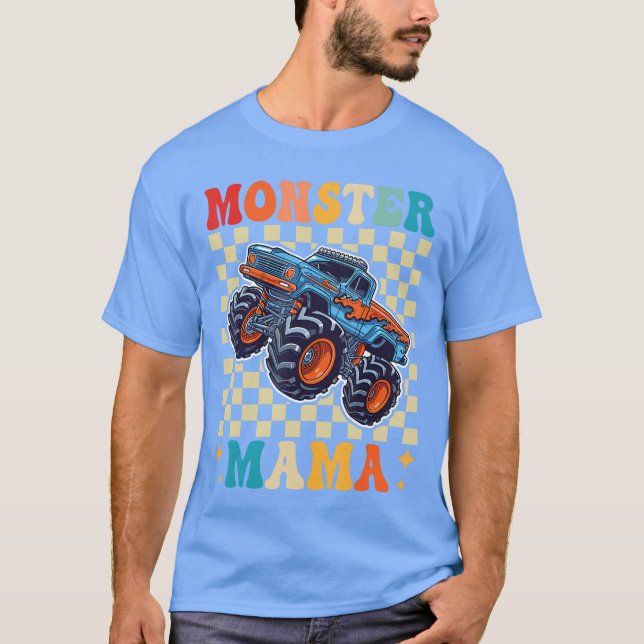 Camiseta Monsterruck Mama Mom Family Matching Monsterruck L (Frente)