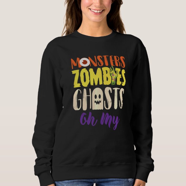 Camiseta Monsters Zombies Ghosts (Frente)