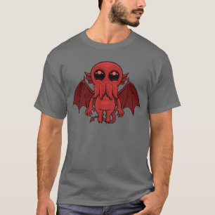 Camiseta Monstro Adorável do Mar Vermelho Cthulhu