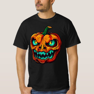 Camiseta Monstro Assustador Abóbora Assustadora Halloween 2