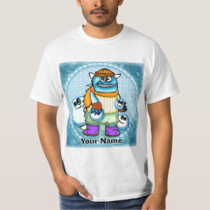 Camiseta Monstro Bola de Neve