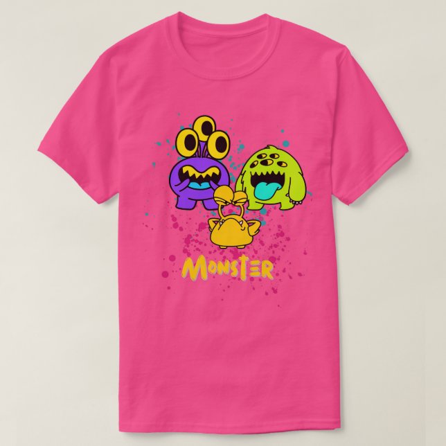 Camiseta Monstro Bonito 3 (Frente do Design)