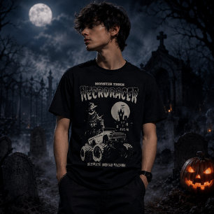 Camiseta Monstro Caminhão Necro Corredor Halloween Horror