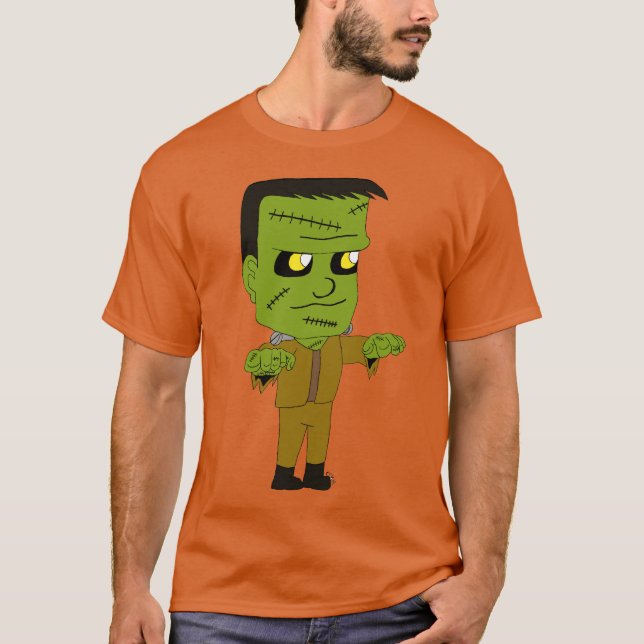 Camiseta monstro chibi (Frente)