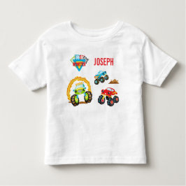 Camiseta Monstro Colorido de Meninos com Nome