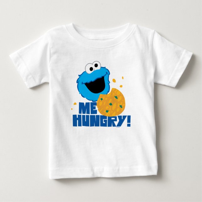 Camiseta Monstro Come Biscoitos | Eu Estou com Fome! (Frente)