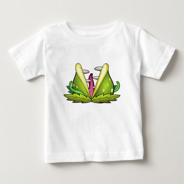 Camiseta monstro da armadilha de venus (Frente)