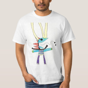 Camiseta monstro da arte do refrigerador