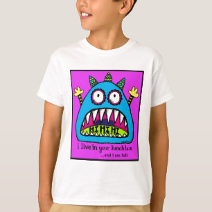 Camiseta Monstro da cesta de comida
