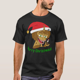 Camiseta Monstro da Hormona do Feliz Natal - Grande Classif