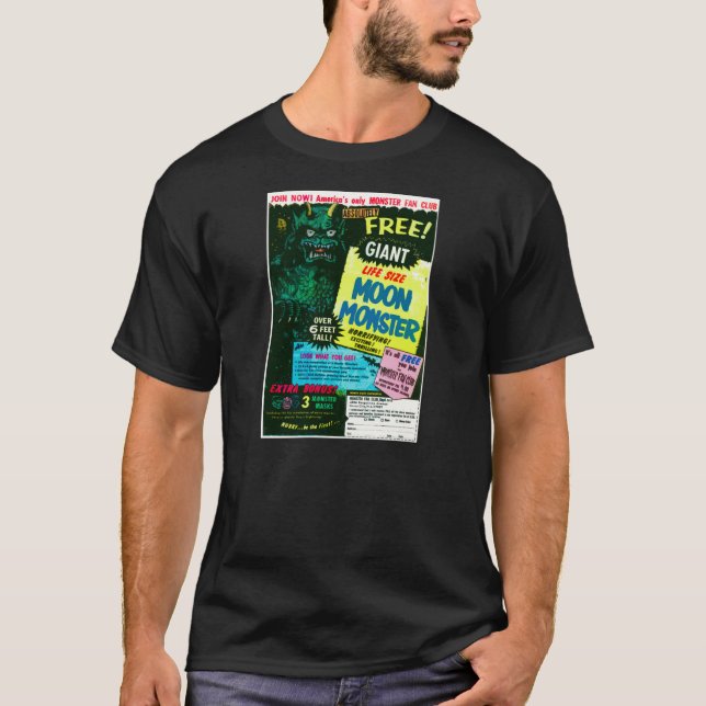 Camiseta monstro da lua (Frente)