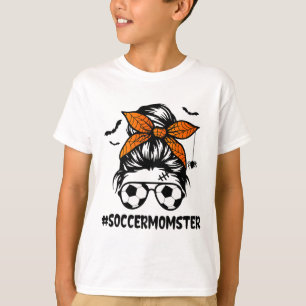 Camiseta Monstro da Mamãe de Futebol para Mulheres Dia das