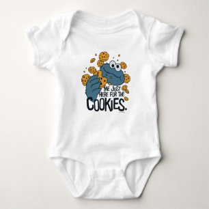 Camiseta Monstro das Bolachas Só Estou Aqui pelas Bolacha