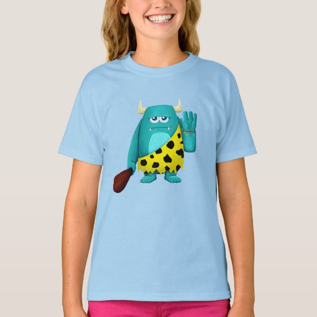 Camiseta Monstro das Cavernas (Frente)