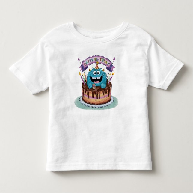 Camiseta Monstro de Aniversário (Frente)