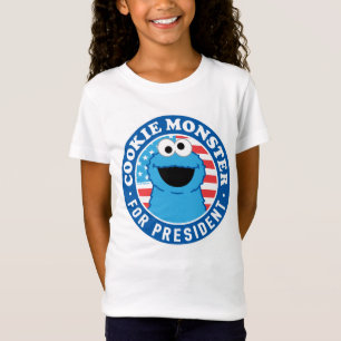 Camiseta Monstro de Biscoitos para Presidente