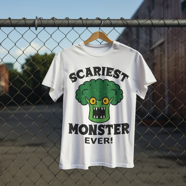 Camiseta Monstro de Brócolis Mais Assustador Design Diverti (Criador carregado)