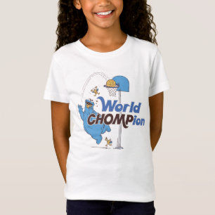 Camiseta Monstro de cookies   Atiradas De Lúpulo De Basquet