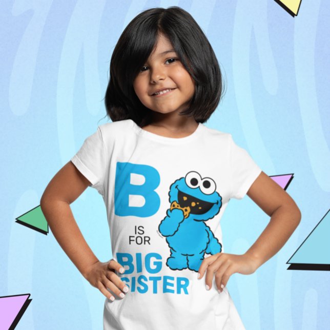 Camiseta Monstro de cookies | B é para a Big Sister (Criador carregado)