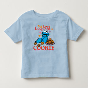 Camiseta Monstro de cookies Citação do dia de os namorado