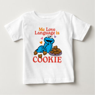 Camiseta Monstro de cookies Citação do dia de os namorado