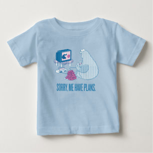 Camiseta Monstro de cookies Desculpe, Tenho Planos