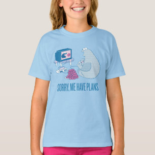 Camiseta Monstro de cookies Desculpe, Tenho Planos
