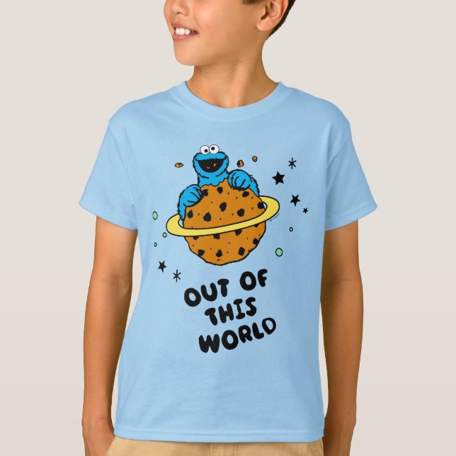 Camiseta Monstro de cookies | Fora deste mundo (Frente)