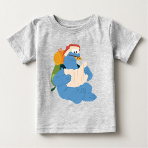 Camiseta Monstro De Cookies Lendo Um Mapa