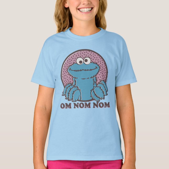 Camiseta Monstro de cookies | Om Nom (Frente)