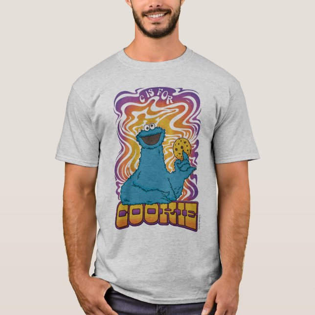 Camiseta Monstro de cookies | Psicodélica (Frente)