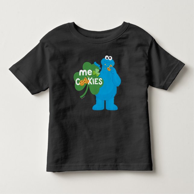 Camiseta Monstro de cookies | Shamrock Love (Frente)