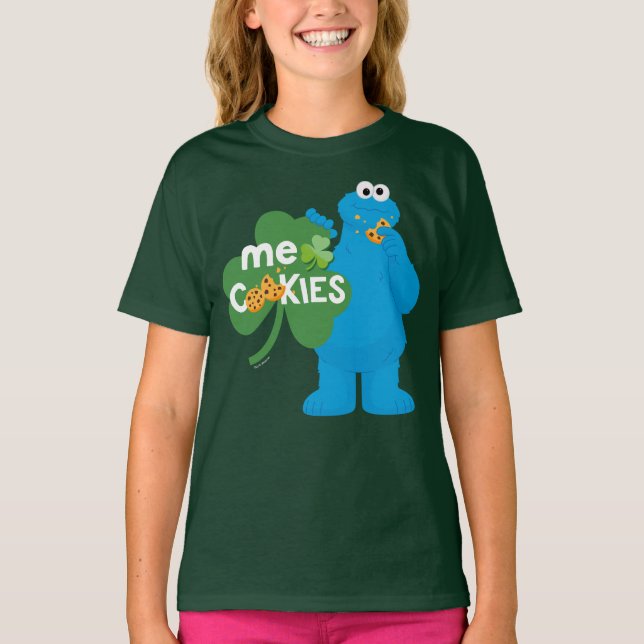 Camiseta Monstro de cookies | Shamrock Love (Frente)