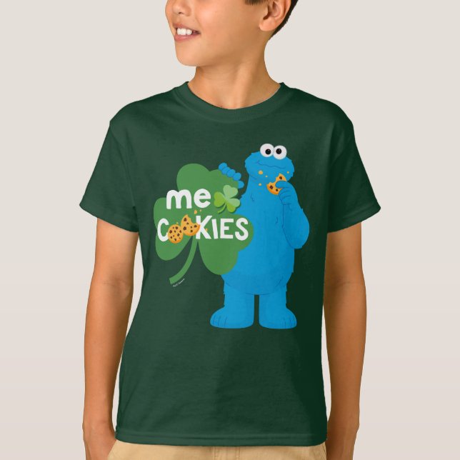 Camiseta Monstro de cookies | Shamrock Love (Frente)
