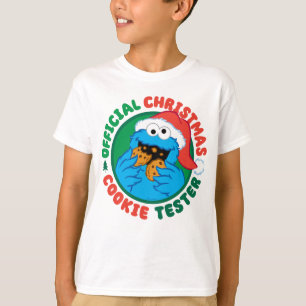 Camiseta Monstro de cookies Testador Oficial de Biscoito