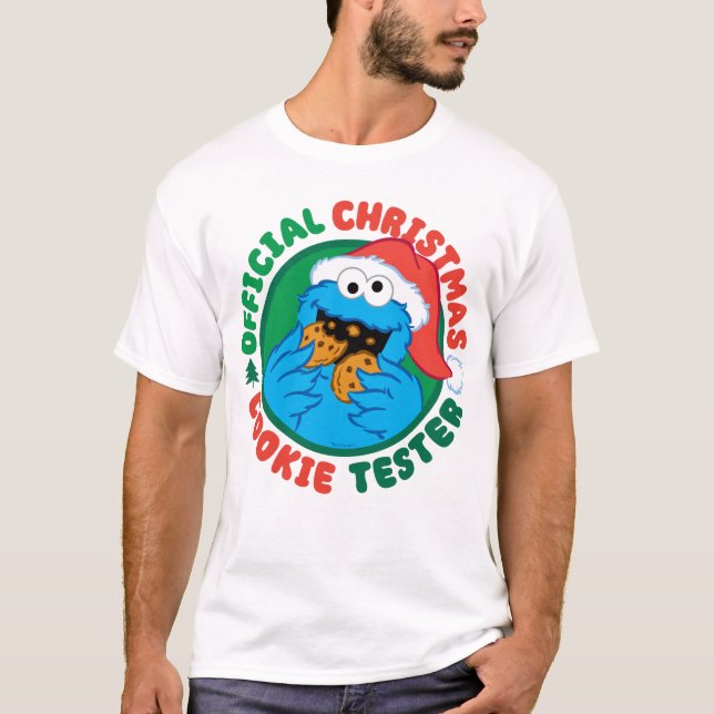 Camiseta Monstro de cookies | Testador Oficial de Biscoito  (Frente)