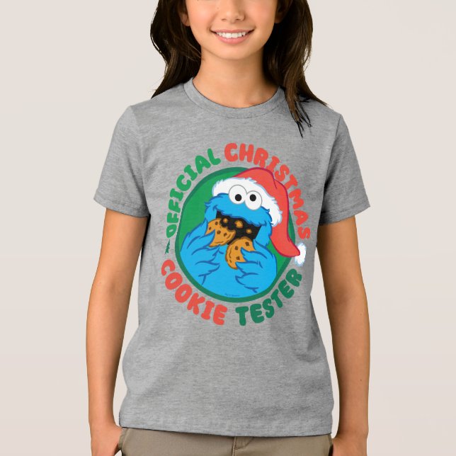 Camiseta Monstro de cookies | Testador Oficial de Biscoito  (Frente)