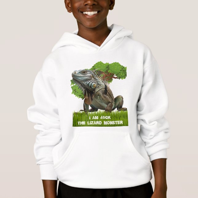 Camiseta Monstro de Crianças Personalizadas (Frente)