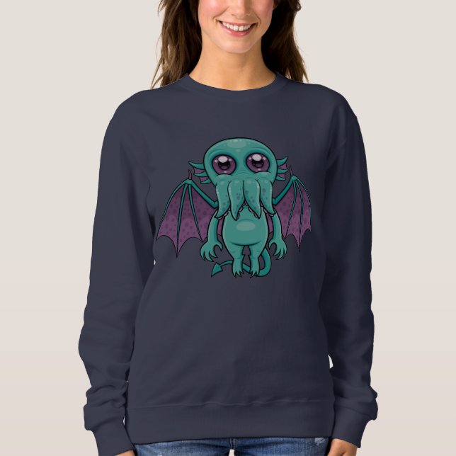 Camiseta Monstro de Cthulhu, Bebê Cento (Frente)