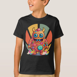 Camiseta Monstro de doces da tela retrorreflectora
