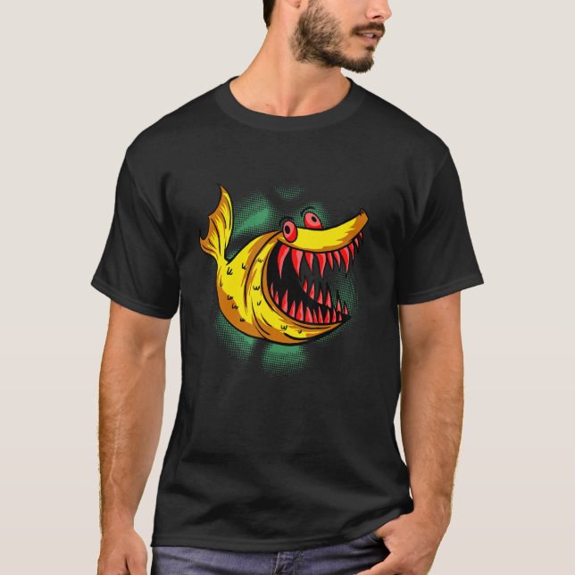 Camiseta Monstro de fera 50   Multidão de monstros irreais (Frente)