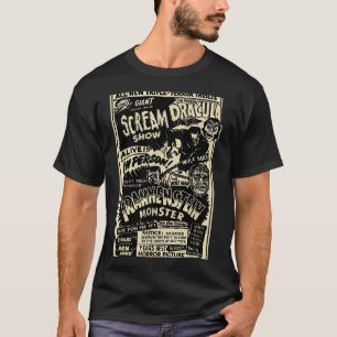 Camiseta Monstro de Filme de Terror Múmia Drácula Lobisomem