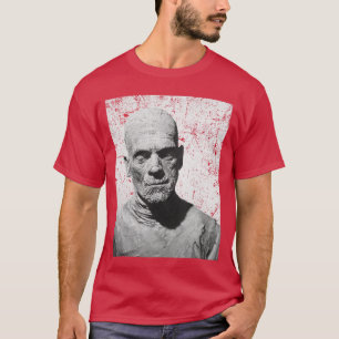 Camiseta Monstro de Filme de Terror Múmia Vintage Halloween