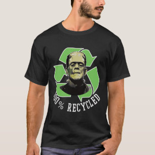Camiseta Monstro de Frankenstein - 100% Reciclado S Funny H