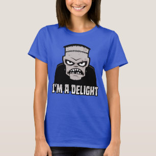 Camiseta Monstro de Frankenstein Deliciosamente Mal-Humorad