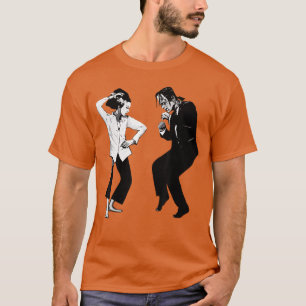 Camiseta Monstro de Frankenstein Engraçado Retro e Noiva Da