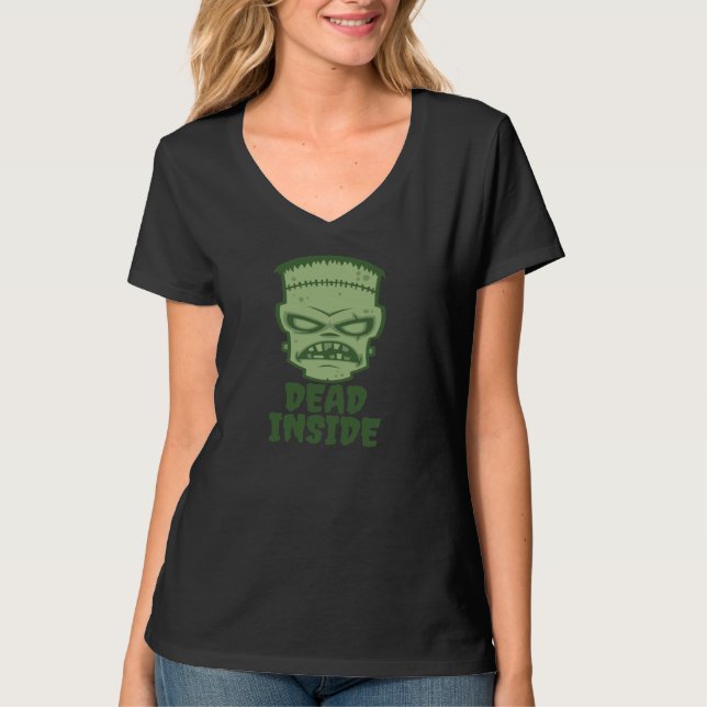 Camiseta Monstro de Frankenstein Morto Por Dentro (Frente)